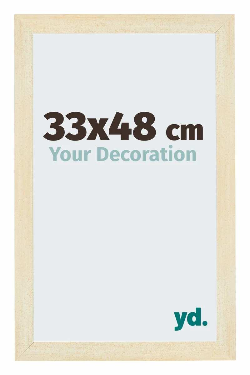Bilderrahmen 33x48 cm - Sand Gewischt - MDF - Mura