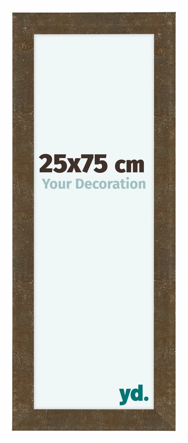 Bilderrahmen 25x75 cm - Gold Antik - MDF - Como