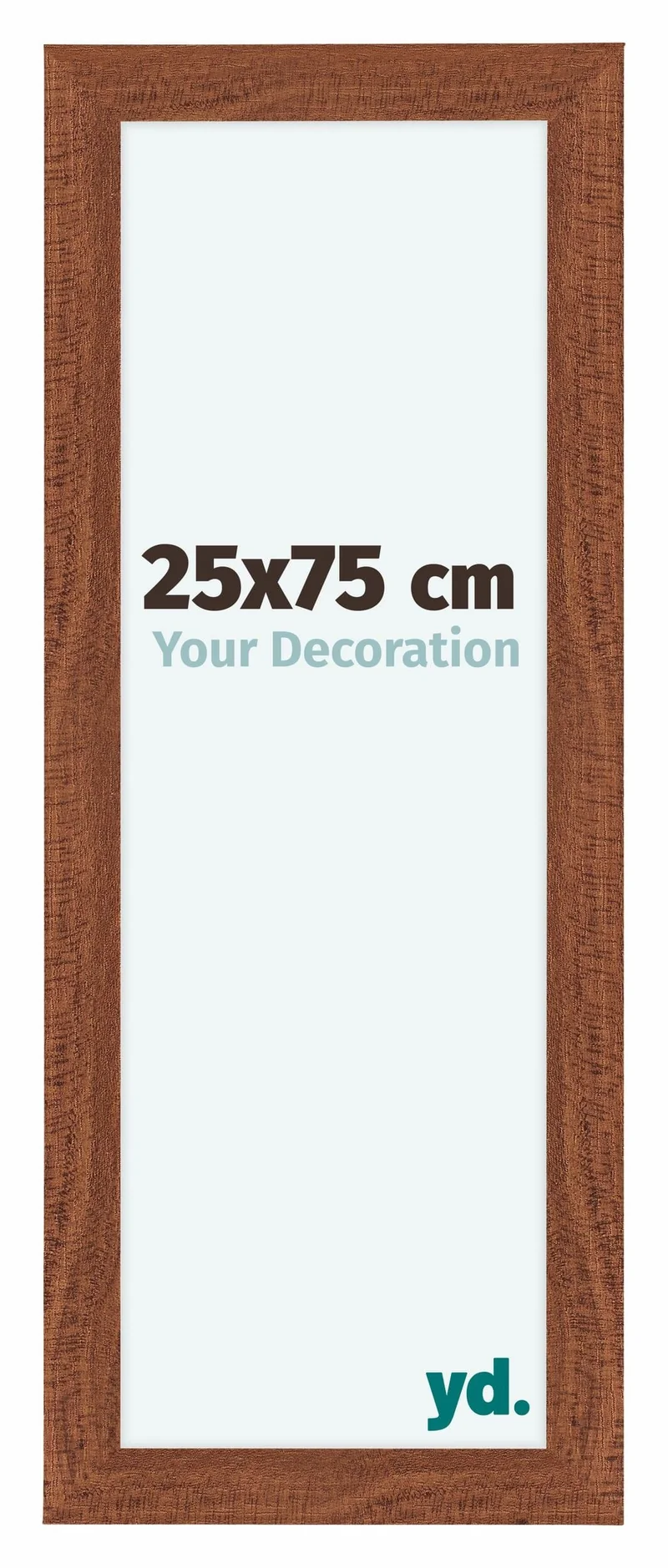 Bilderrahmen 25x75 cm - Nussbaum - MDF - Como