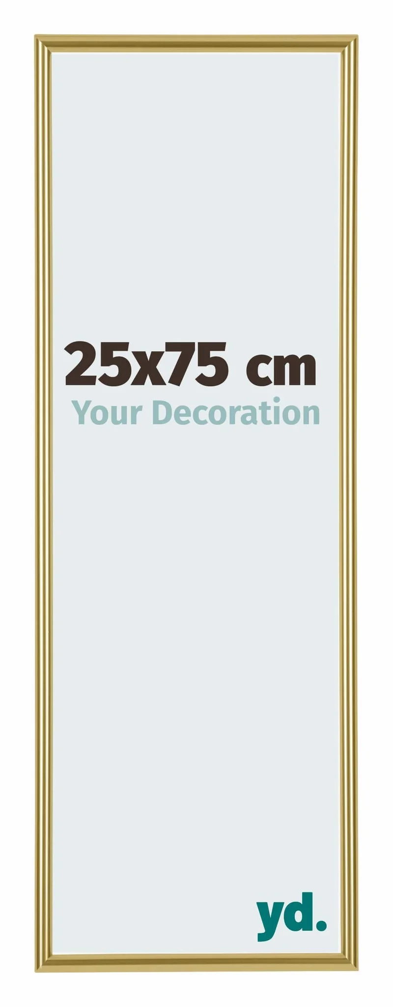 Bilderrahmen 25x75 cm - Gold - Kunststoff - Annecy