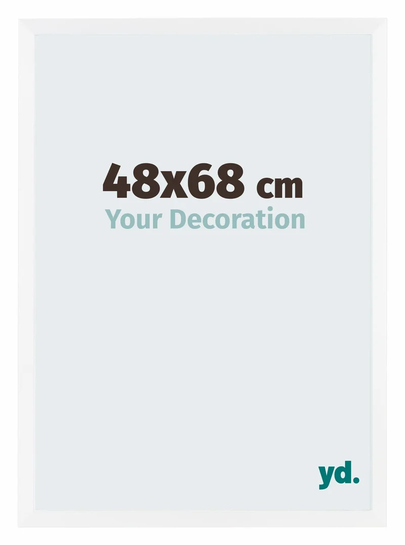 Bilderrahmen 48x68 cm - Weiss - MDF - Catania