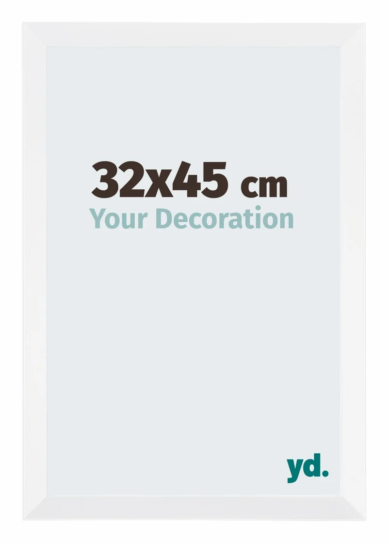 Bilderrahmen 32x45 cm - Weiss - MDF - Catania