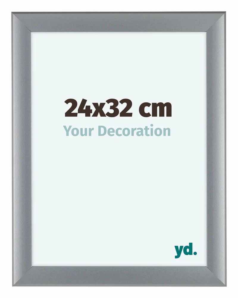 Bilderrahmen 24x32 cm - Silber Matt - MDF - Como