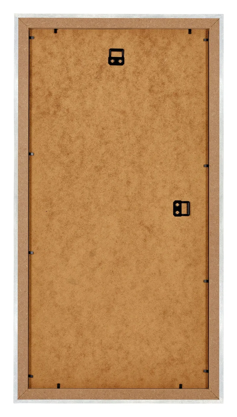Bilderrahmen 50x100 cm - Silberglanz Vintage - MDF - Mura