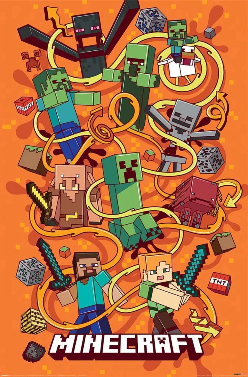 Poster Minecraft - Funtage Montage 61x91,5cm