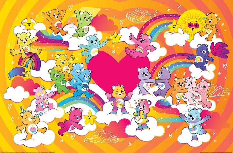 Poster Care Bears - Group Landscape 91,5x61cm