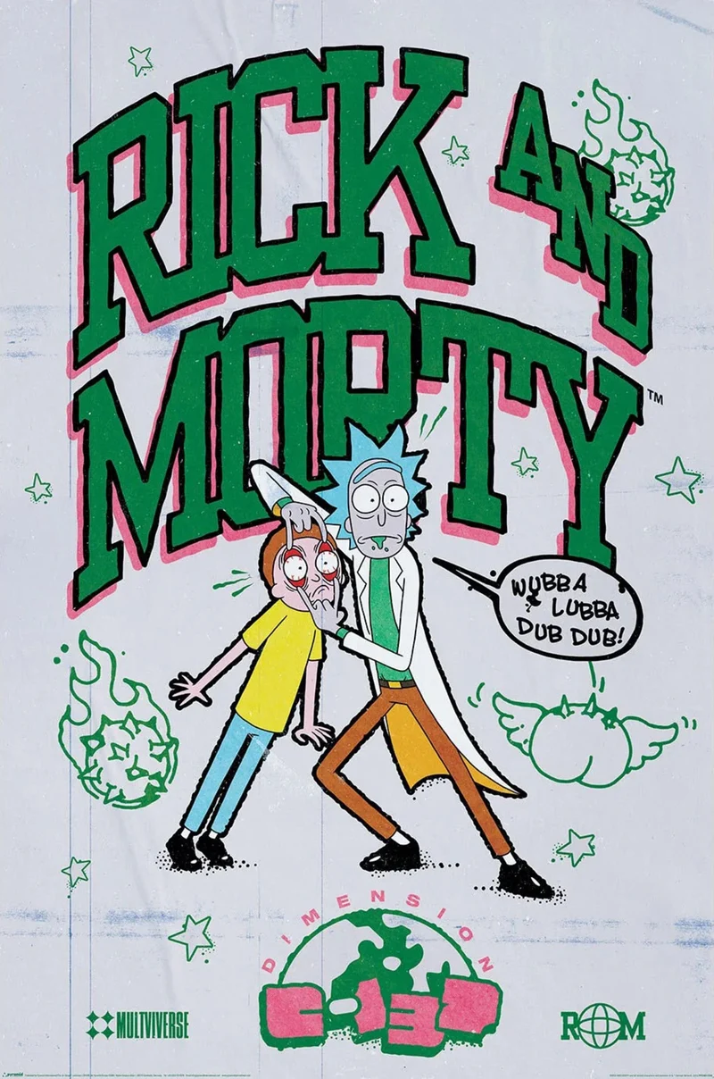 Poster Rick and Morty - Bodega Universe 61x91,5cm