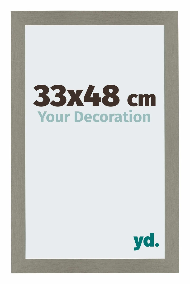 Bilderrahmen 33x48 cm - Grau - MDF - Mura