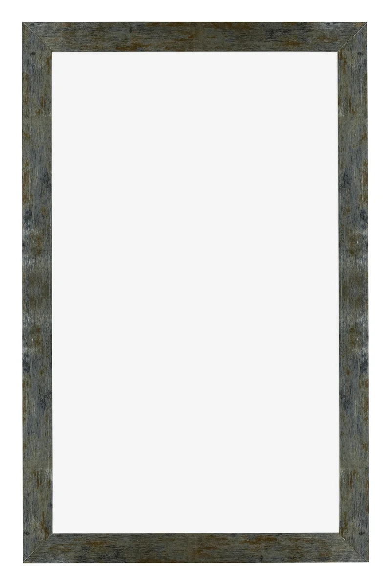 Bilderrahmen 33x48 cm - Blau Gold Meliert - MDF - Mura