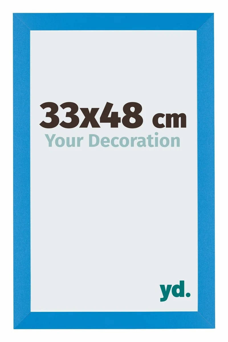 Bilderrahmen 33x48 cm - Hellblau - MDF - Mura