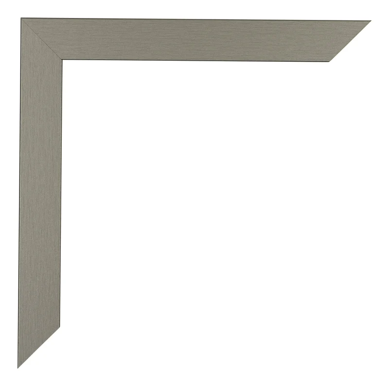 Bilderrahmen 33x48 cm - Aluminium - Gebürstet - MDF - Mura