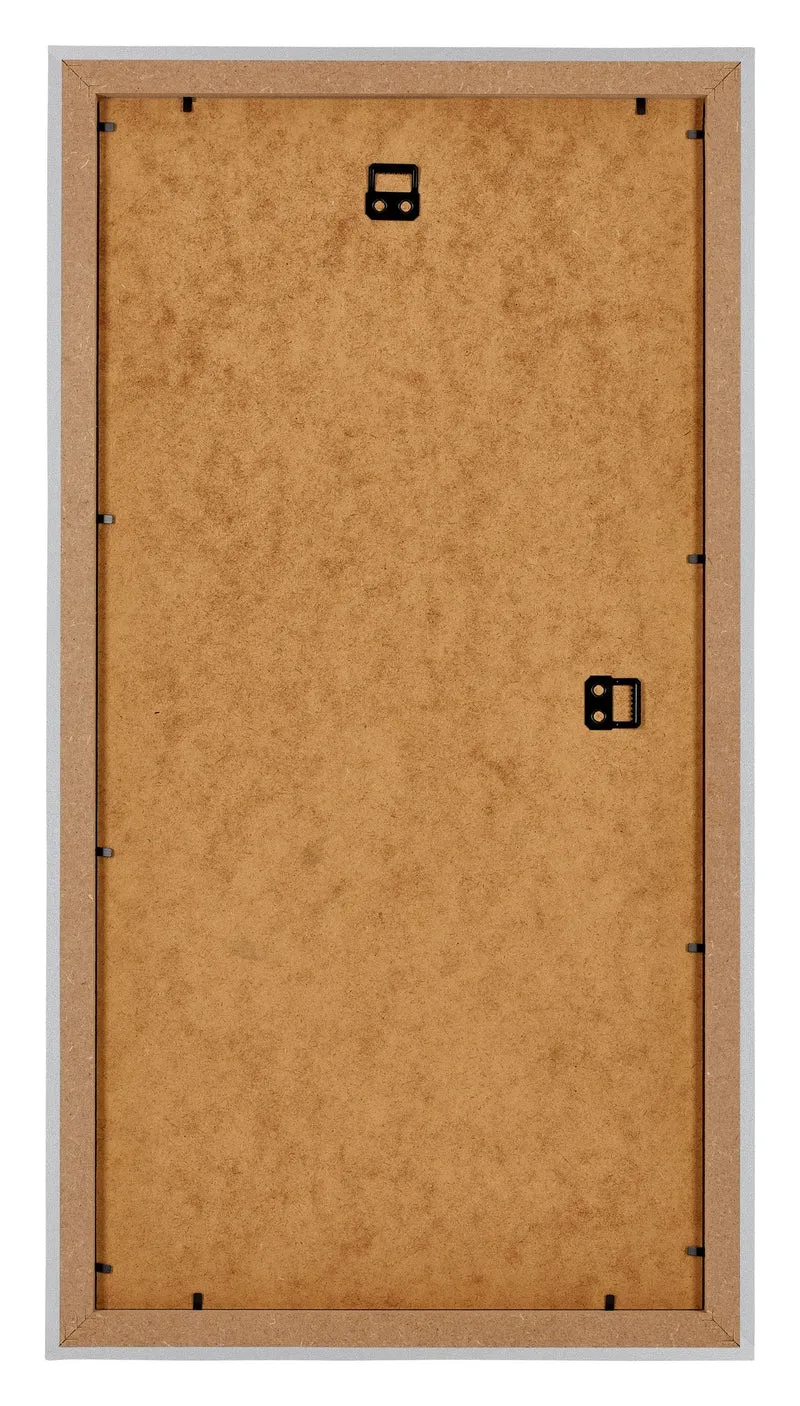 Bilderrahmen 50x100 cm - Silber Matt - MDF - Mura