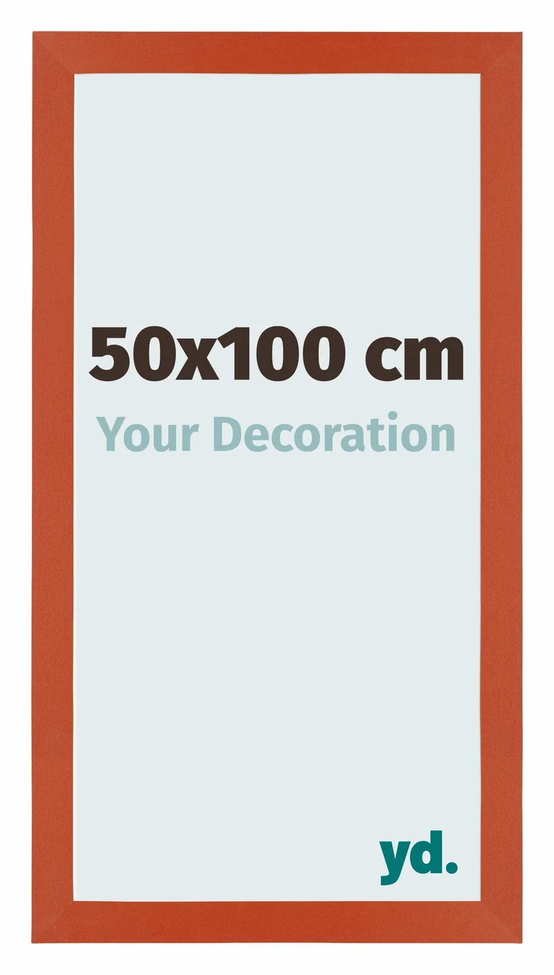 Bilderrahmen 50x100 cm - Orange - MDF - Mura