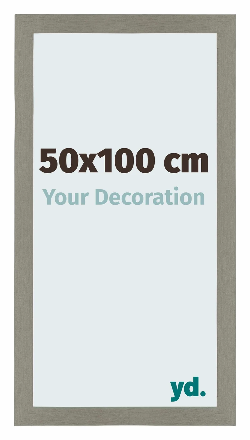 Bilderrahmen 50x100 cm - Grau - MDF - Mura