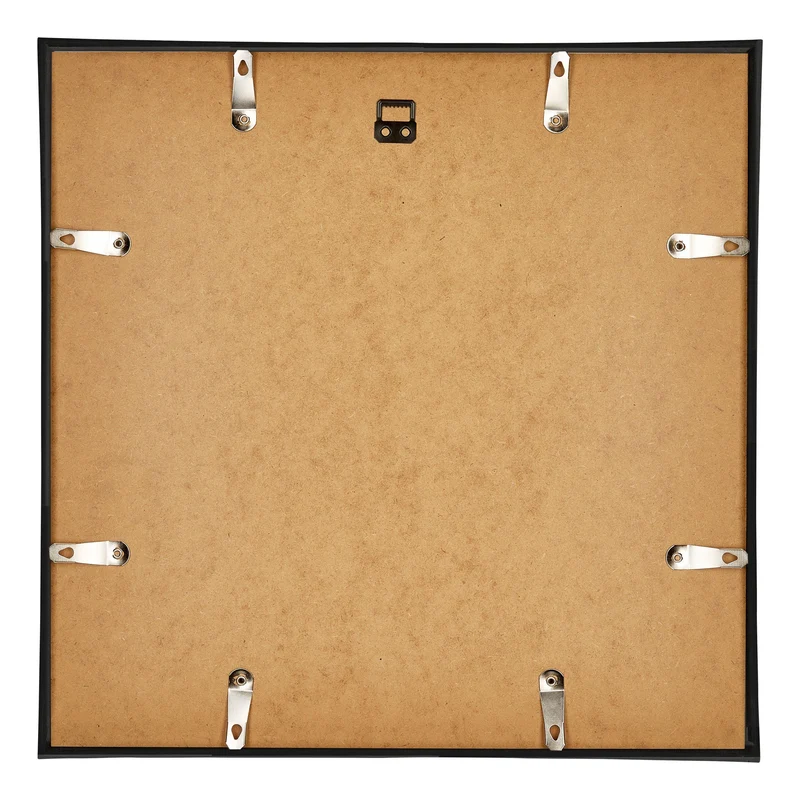 Bilderrahmen 60x60 cm - Schwarz Matt - Kunststoff - Annecy
