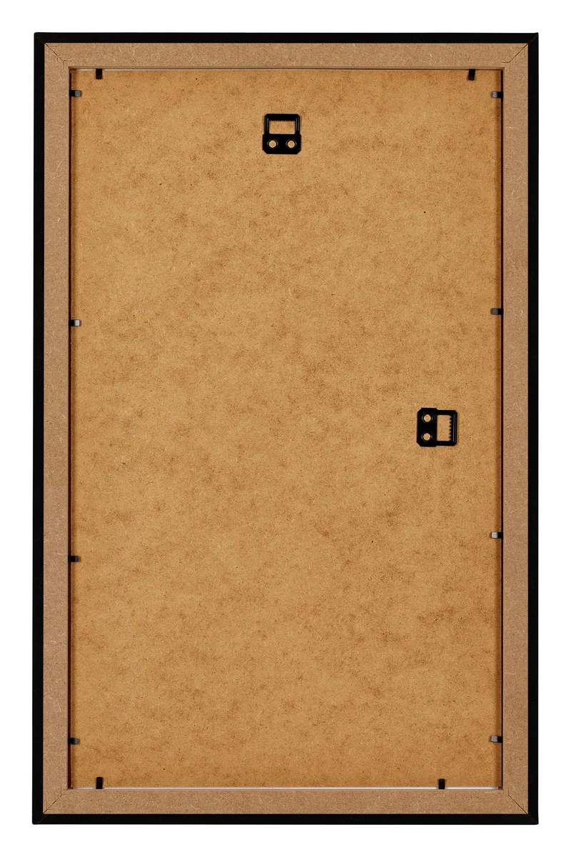 Bilderrahmen 30x50 cm - Schwarz Hochglanz - MDF - Mura