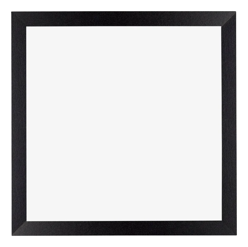 Bilderrahmen 20x20 cm - Schwarz Matt - MDF - Mura