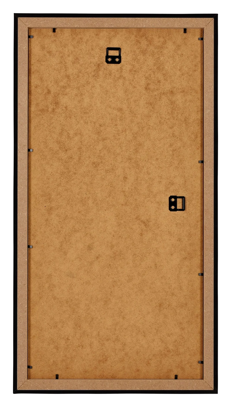 Bilderrahmen 40x80 cm - Schwarz Hochglanz - MDF - Mura
