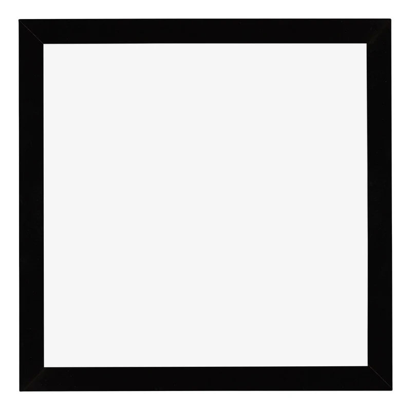 Bilderrahmen 55x55 cm - Schwarz Hochglanz - MDF - Mura