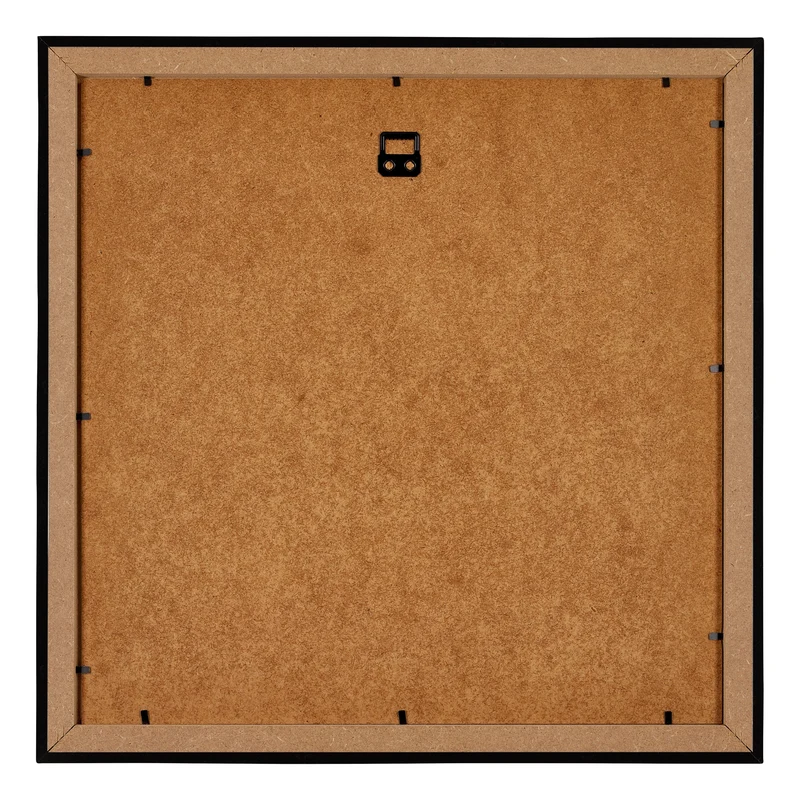 Bilderrahmen 55x55 cm - Schwarz Hochglanz - MDF - Mura