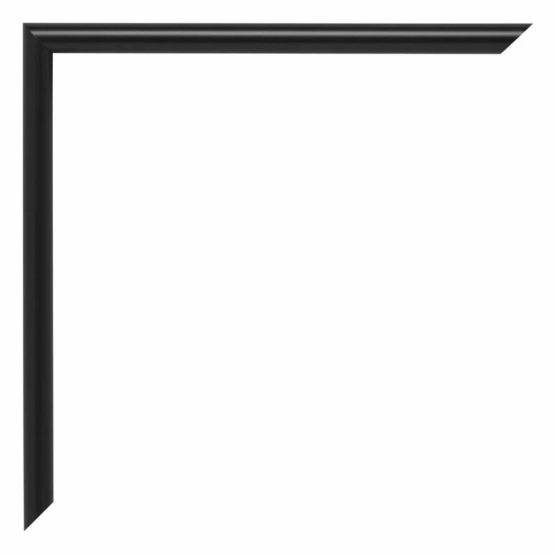 Bilderrahmen 40x70 cm - Schwarz Hochglanz - Kunststoff - Annecy