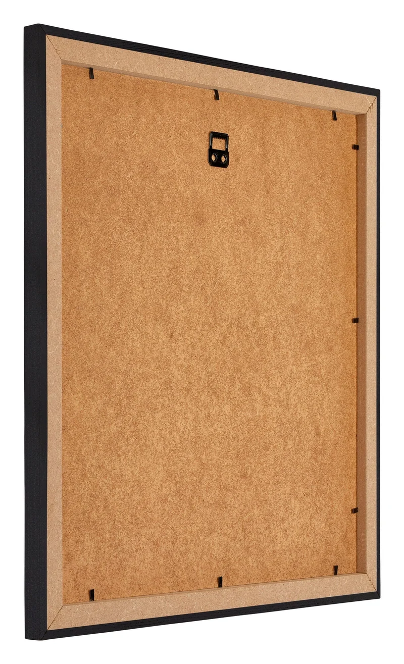 Bilderrahmen 20x20 cm - Schwarz Gemasert - MDF - Mura