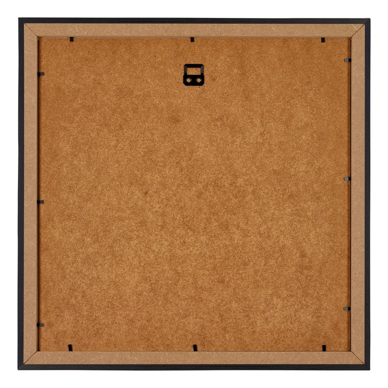 Bilderrahmen 30x30 cm - Schwarz Gemasert - MDF - Mura