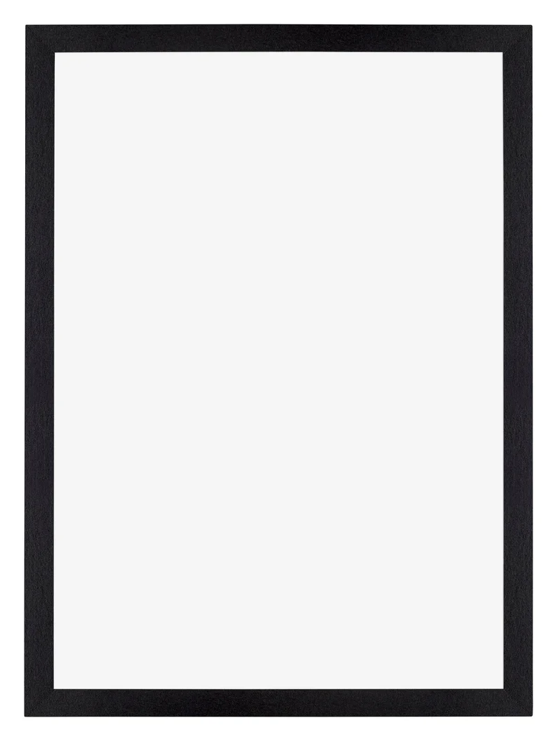 Bilderrahmen 60x84 cm - Schwarz Matt - MDF - Mura