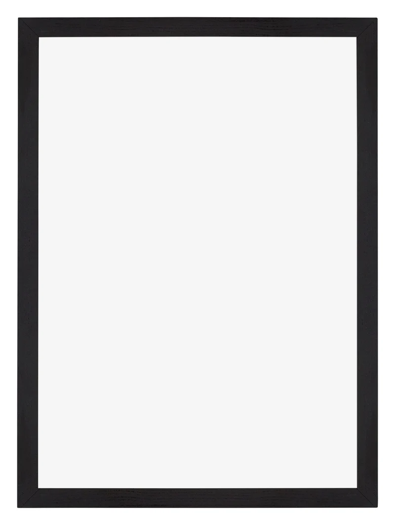 Bilderrahmen 35x50 cm - Schwarz Gemasert - MDF - Mura