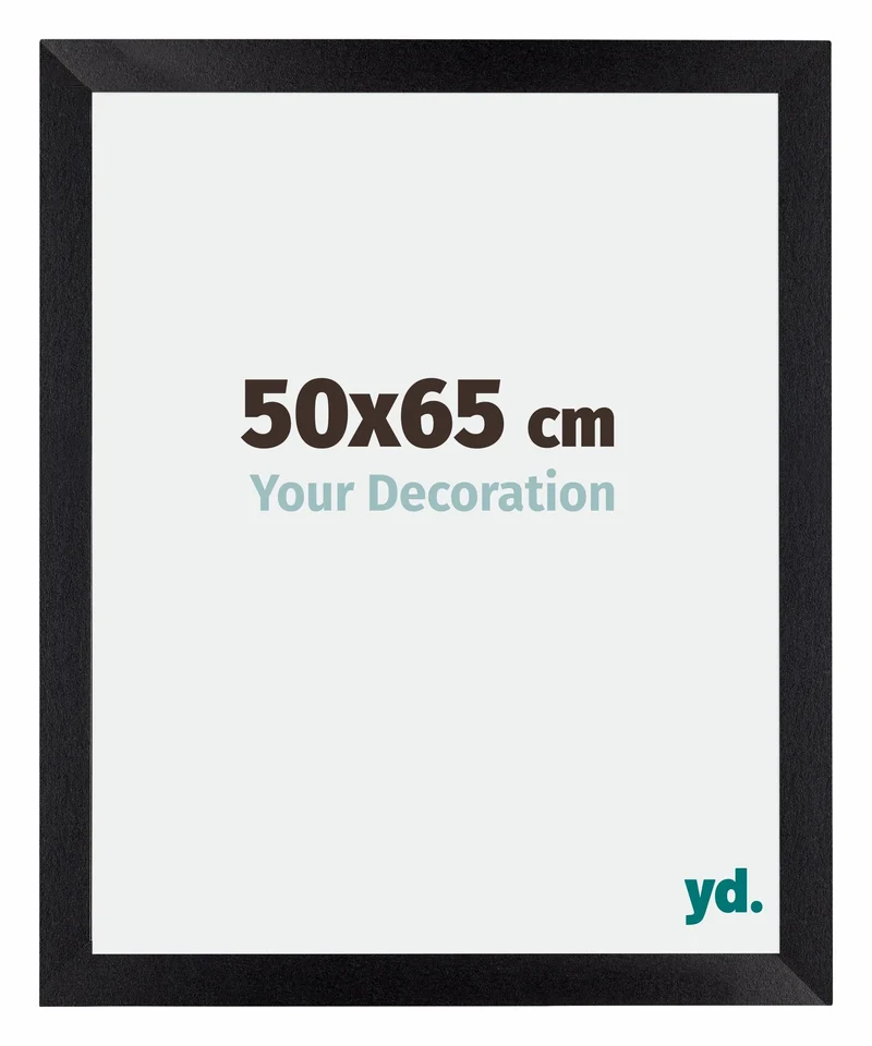 Bilderrahmen 50x65 cm - Schwarz Matt - MDF - Mura