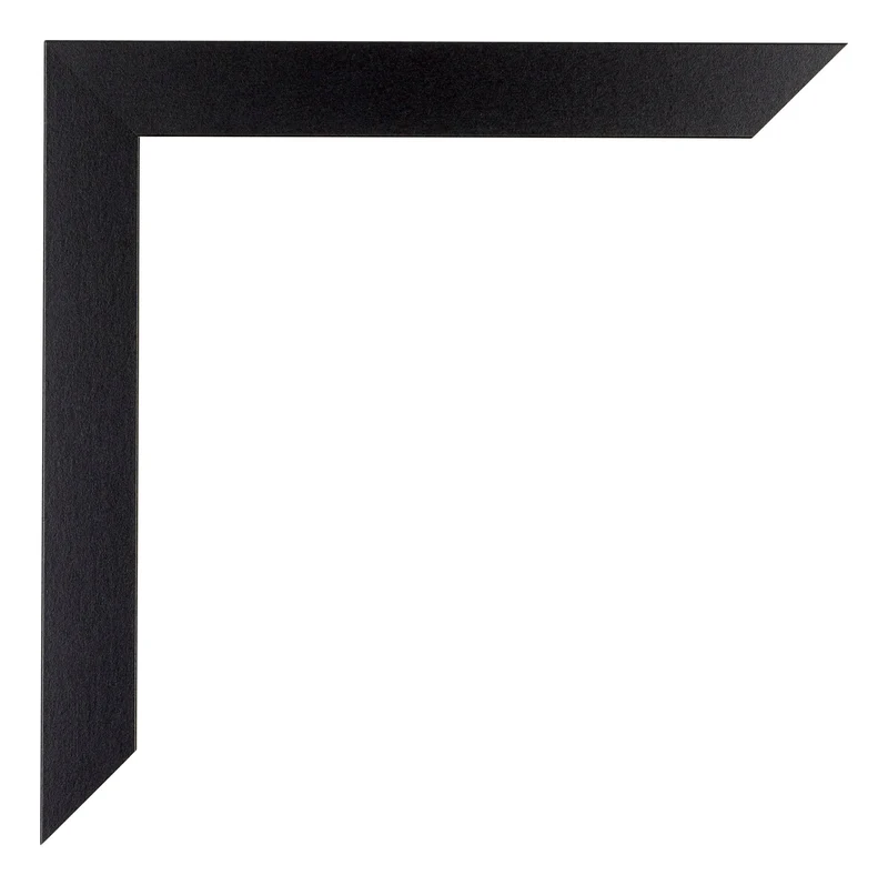 Bilderrahmen 50x65 cm - Schwarz Matt - MDF - Mura