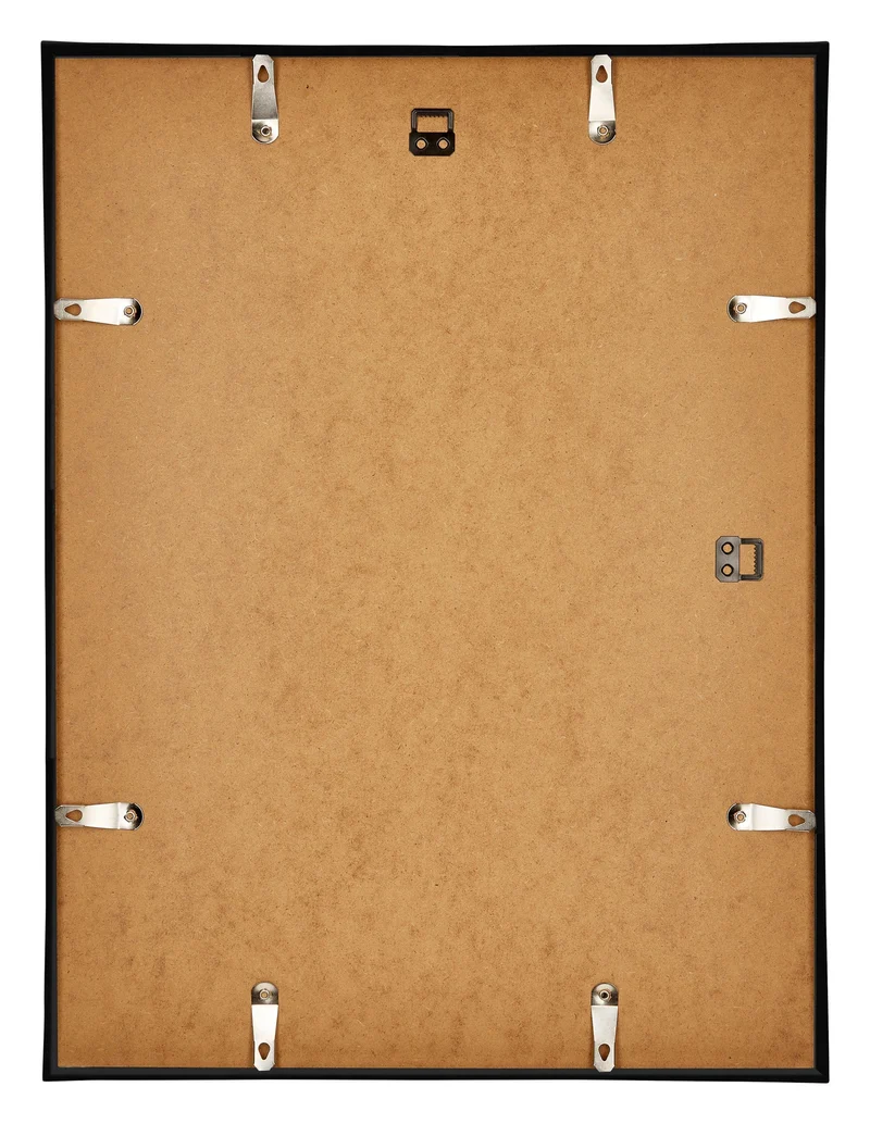 Bilderrahmen 75x100 cm - Schwarz Hochglanz - Kunststoff - Annecy