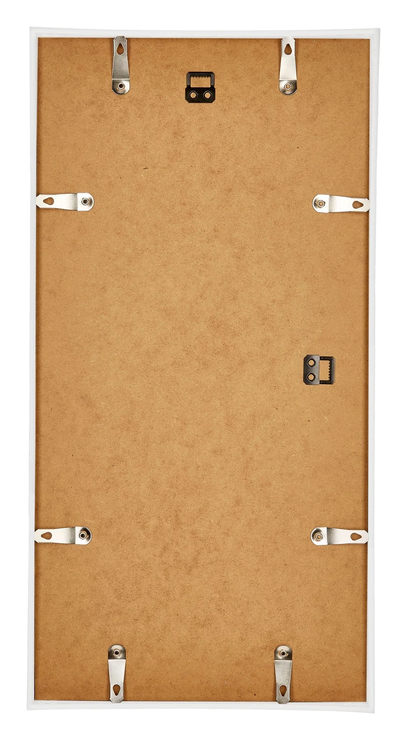 Bilderrahmen 20x40 cm - Weiss Hochglanz - Kunststoff - Annecy