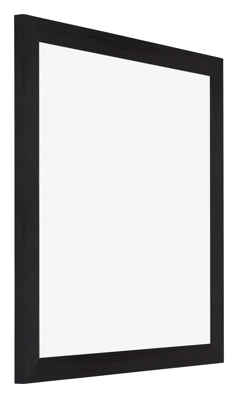 Bilderrahmen 45x45 cm - Schwarz Gemasert - MDF - Mura