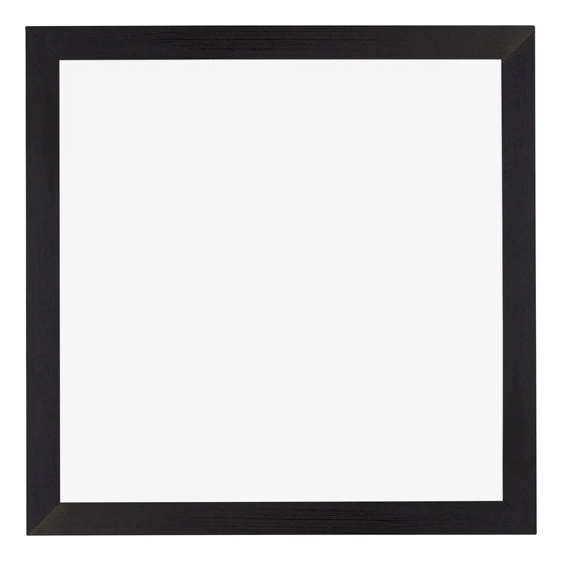 Bilderrahmen 55x55 cm - Schwarz Gemasert - MDF - Mura