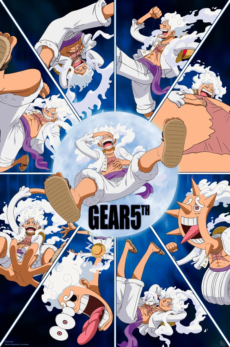 Poster One Piece - Gear 5th Looney 61x91,5cm