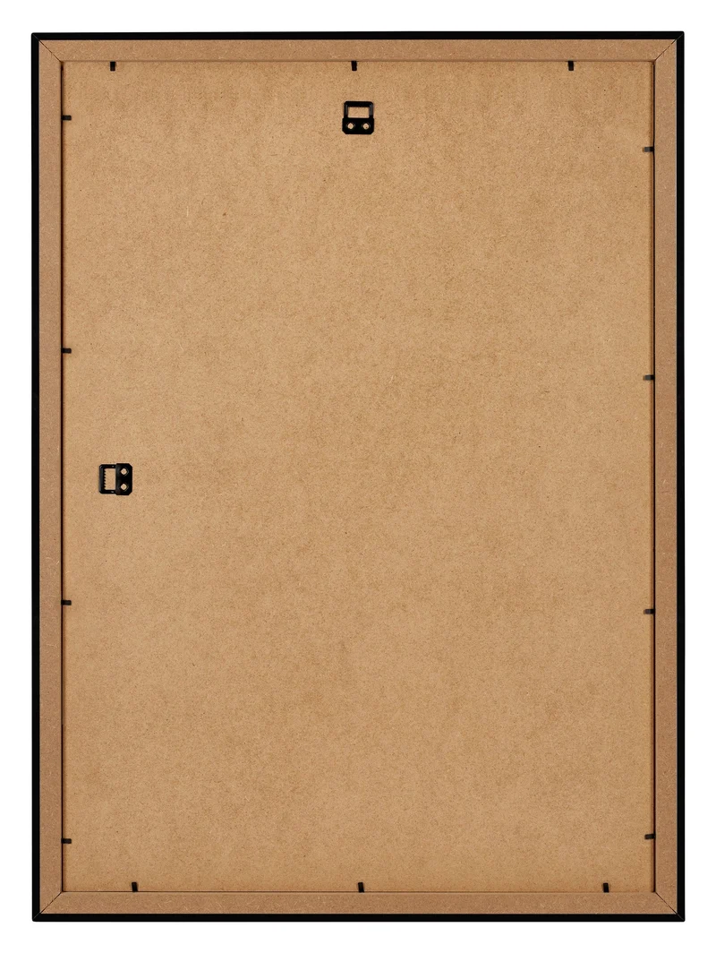 Bilderrahmen A4 - 21x29,7 cm - DIN A4 Schwarz Hochglanz - MDF - Mura