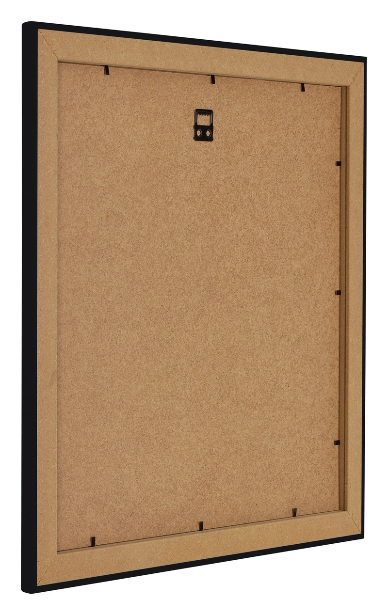 Bilderrahmen 60x60 cm - Schwarz Hochglanz - MDF - Como