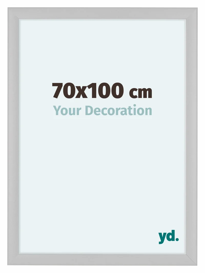 Bilderrahmen 70x100 cm - Weiß Matt - MDF - Como