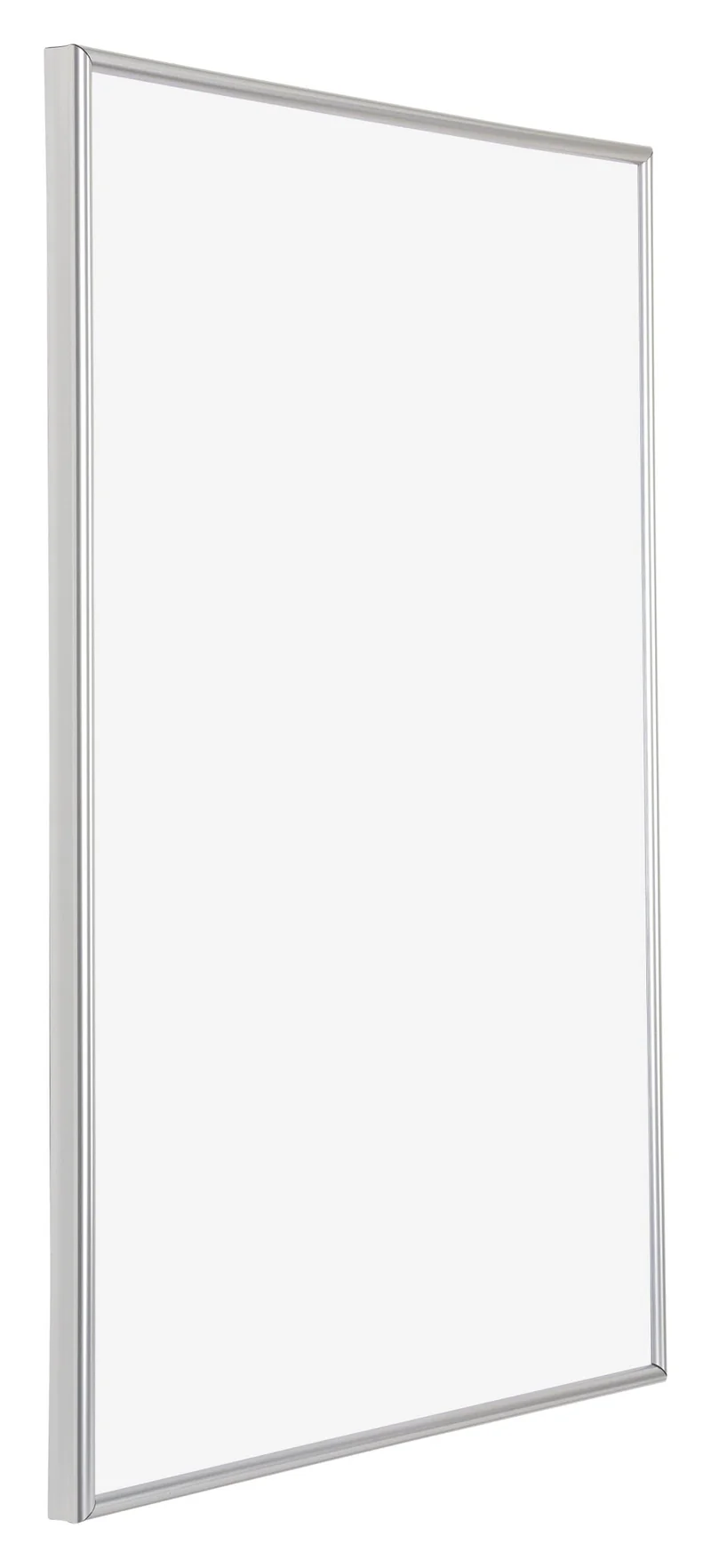 Bilderrahmen A4 - 21x29,7 cm - DIN A4 Silber Hochglanz - Kunststoff - Annecy