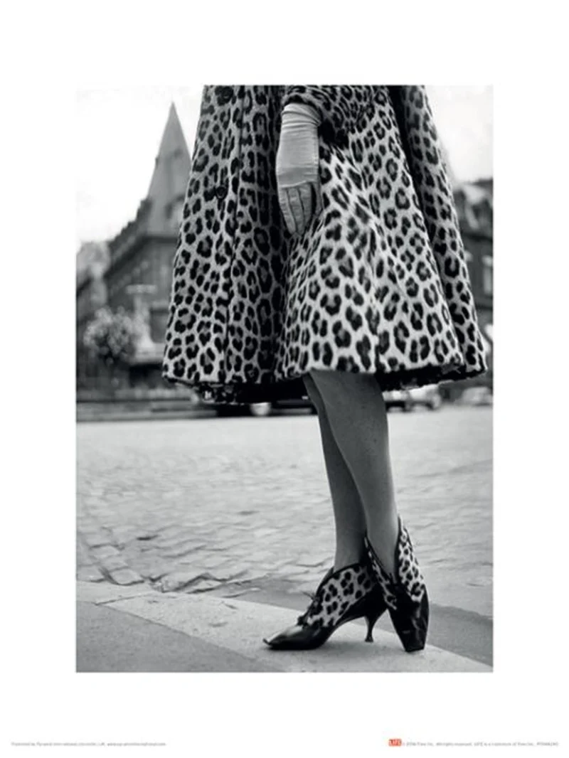 Kunstdruck Time Life - Dior Leopard Print 30x40cm