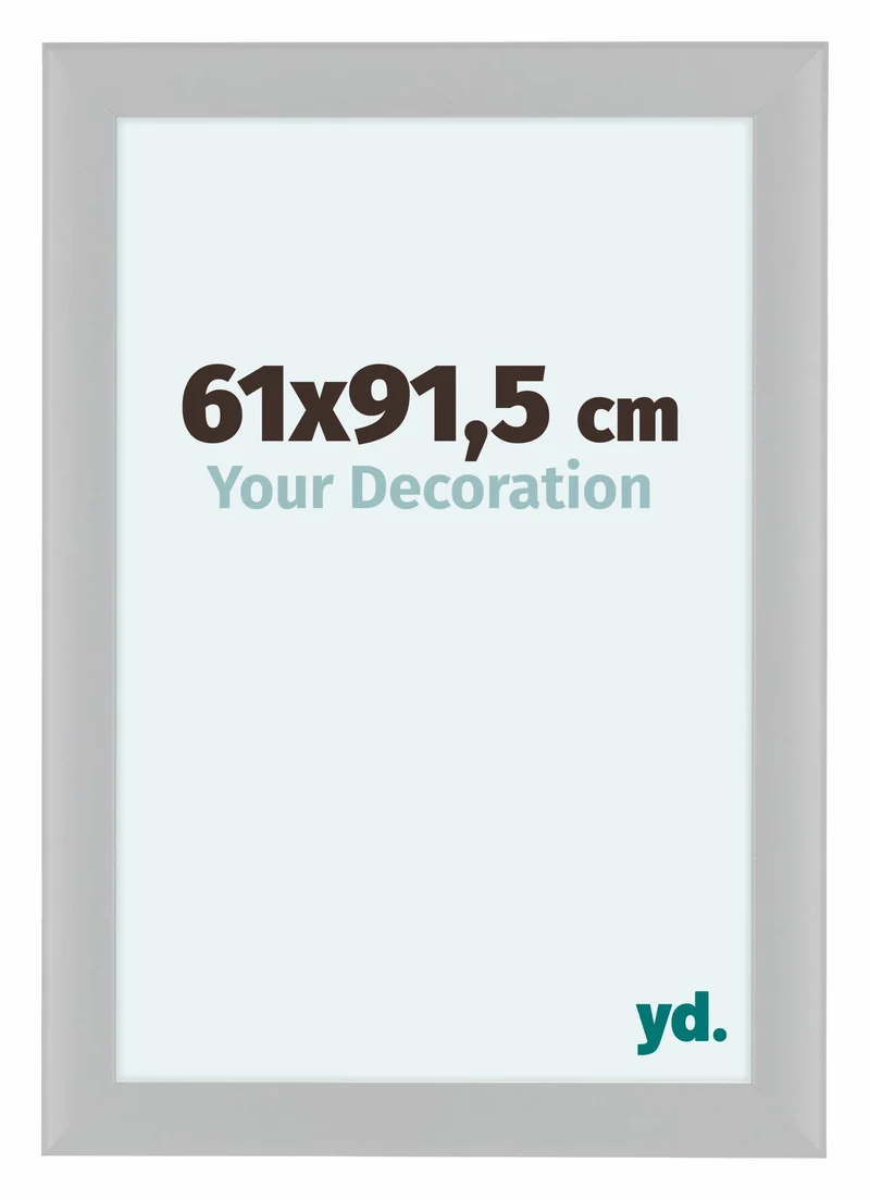 Bilderrahmen 61x91,5 cm - Weiß Hochglanz - MDF - Como