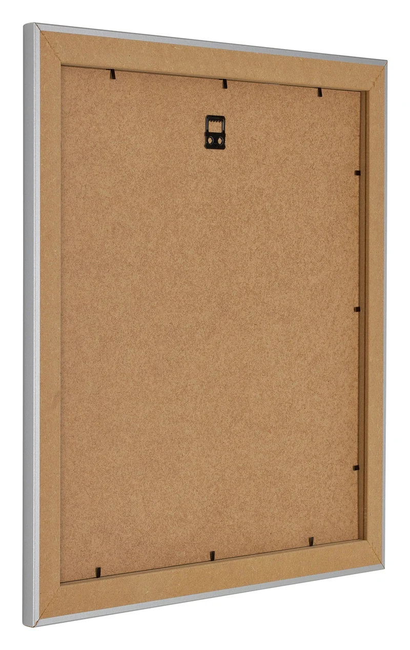 Bilderrahmen 40x40 cm - Silber Matt - MDF - Como