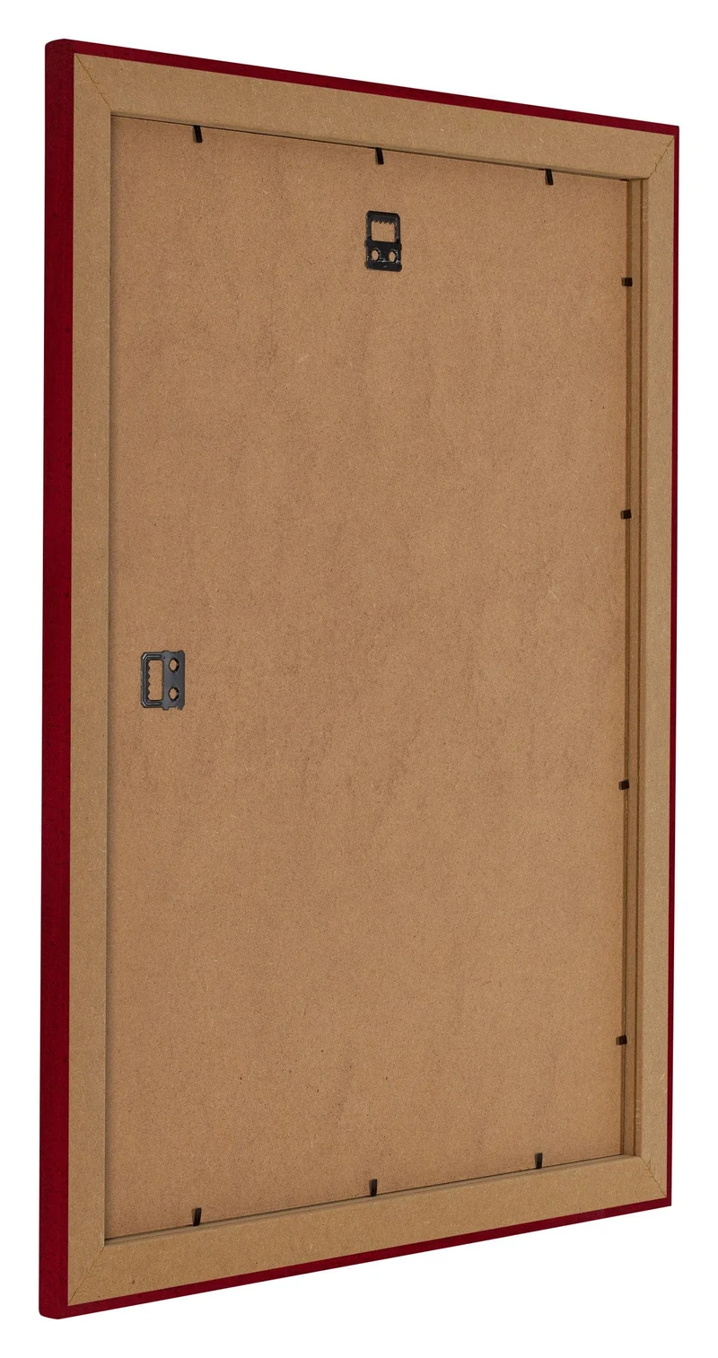 Bilderrahmen 56x71 cm - Weinrot Gewischt - MDF - Como