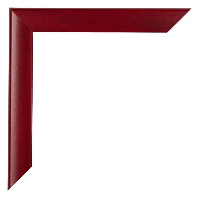 Bilderrahmen 56x71 cm - Weinrot Gewischt - MDF - Como