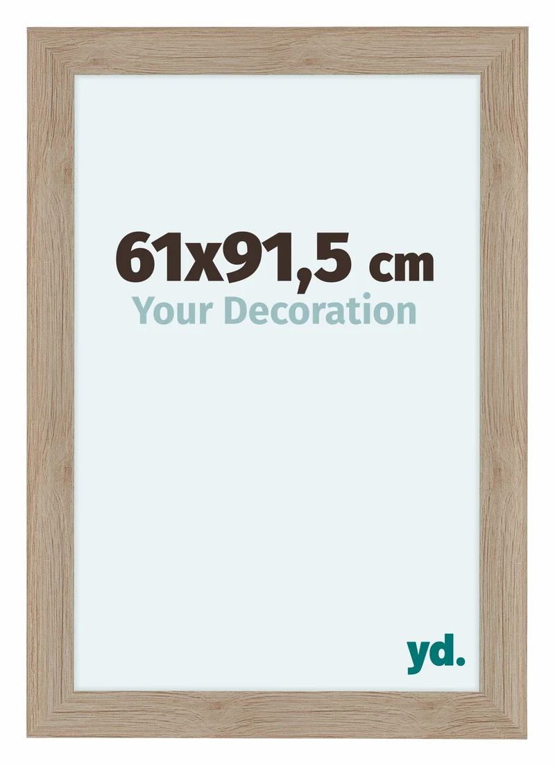 Bilderrahmen 61x91,5 cm - Eiche Hell - MDF - Como