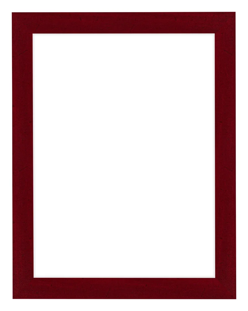 Bilderrahmen 75x100 cm - Weinrot Gewischt - MDF - Como