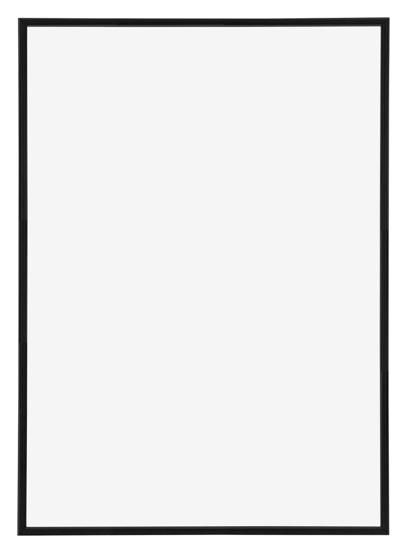 Bilderrahmen A4 - 21x29,7 cm - DIN A4 Schwarz Matt - Kunststoff - Annecy