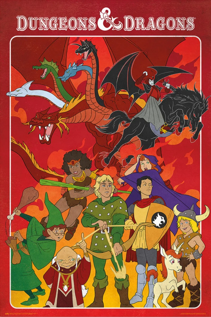 Poster Dungeons & Dragons - The Animated Series 61x91,5cm