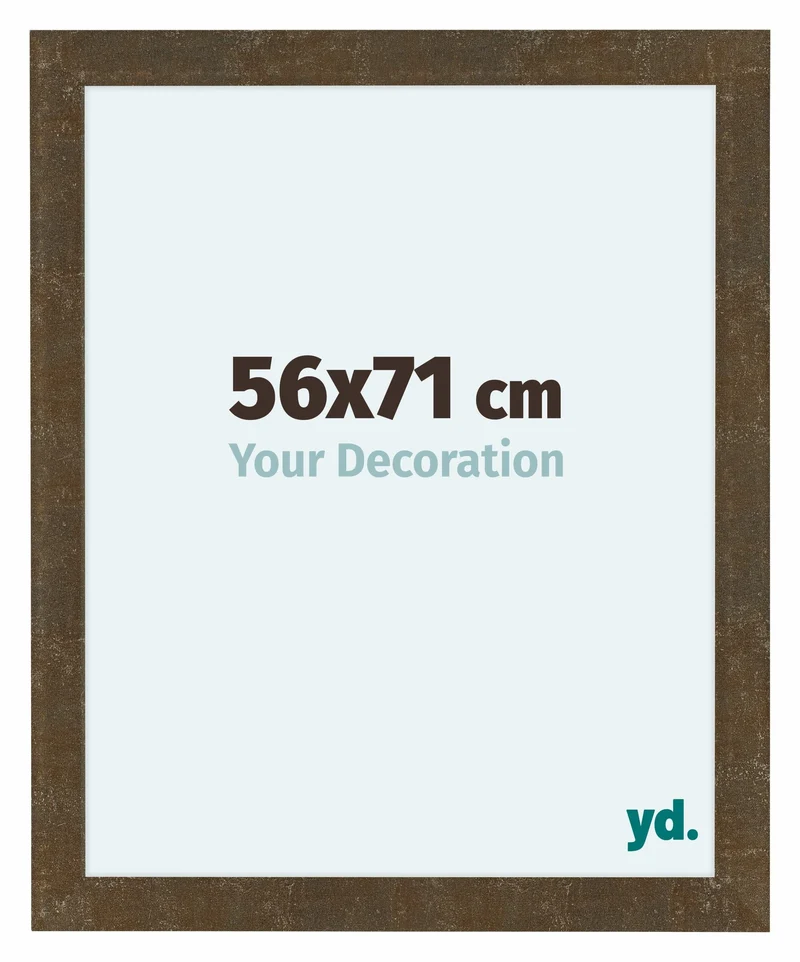 Bilderrahmen 56x71 cm - Gold Antik - MDF - Como